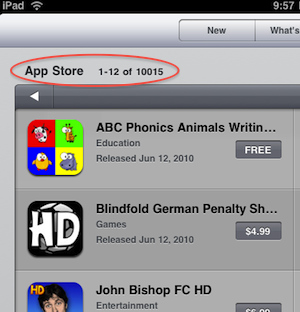 �O����(y��ng)���̵ꔵ(sh��)��(j��)�@ʾ��iPad��(y��ng)���ѽ�(j��ng)ͻ��1�f(w��n)��(g��)